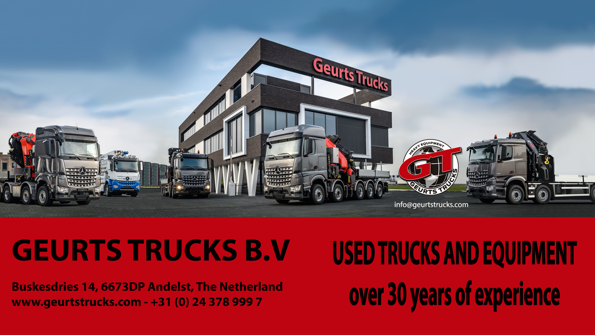 Geurts Trucks B.V. - Tracteurs routiers MERCEDES-BENZ - 8x6, air conditionné undefined: photos 1
