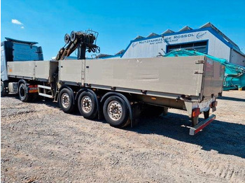 Semi-remorque plateau VM Trailers / Tri Axle crane Kran Hiab 095-1: photos 4
