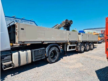 Semi-remorque plateau VM Trailers / Tri Axle crane Kran Hiab 095-1: photos 3
