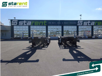 Semi-remorque porte-conteneur/ Caisse mobile D-TEC Flexitrailer LS Containerchassis ADR, Liftachse: photos 2