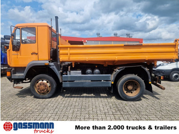 Camion benne MAN 14.225 LAK 4x4 BB, Winterdienstausstattung: photos 5