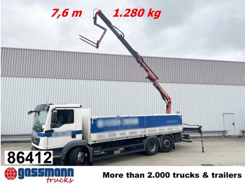 Camion plateau MAN TGM 26.340