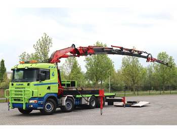 Camion grue SCANIA R164
