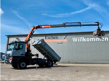 Camion benne, Camion grue Mercedes-Benz Arocs 1843 HAD 4x4 | Atlas 116.3-A3*5+6.Kreis: photos 2