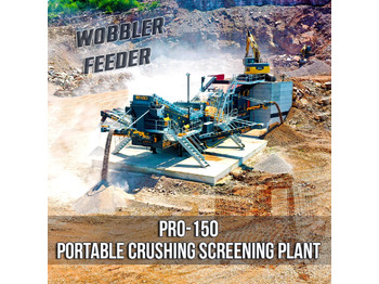 Concasseur mobile neuf FABO PRO-150 MOBILE CRUSHER | WOBBLER FEEDER: photos 1
