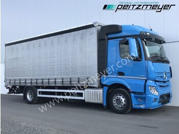 Camion à rideaux coulissants MERCEDES-BENZ Actros 1832 LL Pritsche + LBW EU 6: photos 2