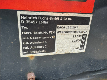 Remorque ampliroll/ Multibenne EACA 135.20 T FUCHS EACA 135.20 T, Absetzanhänger für 1 Mulde: photos 2