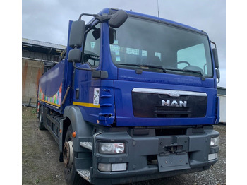 Camion grue, Camion plateau MAN TGM 18.290 4x2 BL mit MOTORSCHADEN! TGM 18.290 4x2 BL, Heckkran Palfinger PK12001L, MOTORSCHADEN!: photos 4