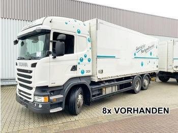 Crédit-bail de Scania R450 LB 6x2-4 R450 LB 6x2-4 Getränkekoffer, Retarder, Lift-/Lenkachse, Stapleraufnahme Scania R450 LB 6x2-4 R450 LB 6x2-4 Getränkekoffer, Retarder, Lift-/Lenkachse, Stapleraufnahme: photos 1