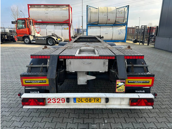 Semi-remorque porte-conteneur/ Caisse mobile Burg 20FT ADR (EX/II, EX/III, FL, AT), Leergewicht: 3.690kg, SAF INTRADISC, 2x liftaxle, ALCOA, NL-Chassis, APK/ADR: 08-2025: photos 4