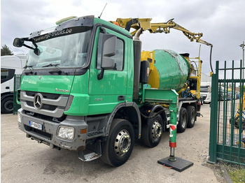 Camion pompe Mercedes-Benz ACTROS 3241 8x4 PUMI PM M 21-3 (21m) Putzmeister - *238.000km* / 1586H - EPS - BLADVERING / NAAFREDUCTIE: photos 4