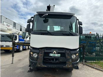 Camion ampliroll, Camion grue Renault C460 8x4 HOOKLIFT + CRANE HIAB 288 E-6 HIDUO - RADIO - 5/6 F - STEEL SPRING / HUB REDUCTION: photos 2
