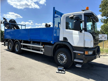 Camion plateau SCANIA P 410