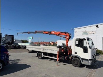 Camion plateau, Camion grue Iveco ML 75 E Pritsche mit Atlas Ladekran 60.1: photos 2