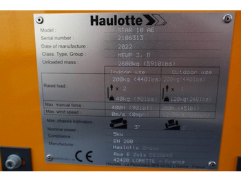 Nacelle articulée Haulotte Star 10AC Valid Inspection, *Guarantee! Electric,: photos 5