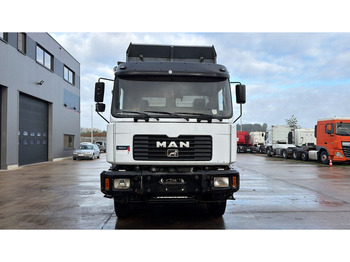 Camion benne MAN 41.414 (BIG AXLES / 41 TONS / GRAND PONT / LAMES / 6 CYLINDER): photos 2 Camion benne MAN 41.414 (BIG AXLES / 41 TONS / GRAND PONT / LAMES / 6 CYLINDER): photos 2
