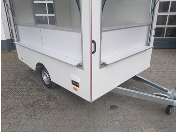 Remorque magasin Verkaufsanhänger VK 302 200 aero retro 300cm 2 Verkaufsklappen Multi Theke 230V PVC Boden (M) 1300kg: photos 3