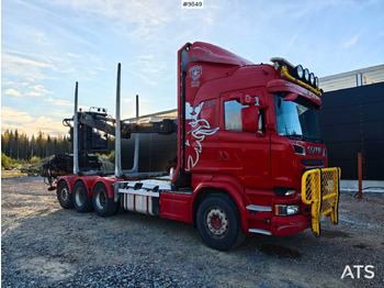 Camion grumier, Camion grue Scania R730 Tridem Timber Truck with Loglift F125S Crane (VIDEO): photos 2
