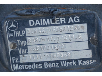 Essieu arrière pour Camion Mercedes-Benz R390-11/C-19.5 37/13: photos 4