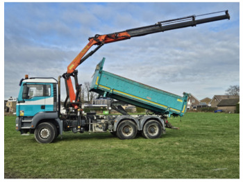 Camion benne MAN TGA 33.360 TIPPER 3 SIDE CRANE PALFINGER 16502 *REMOTE CONTROL: photos 3