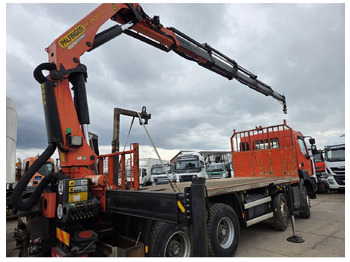 Camion plateau, Camion grue Renault Kerax 430 8X4 Flatbed Crane Palfinger PK26002EH 26 ton 5 Extensions *Retarder: photos 2