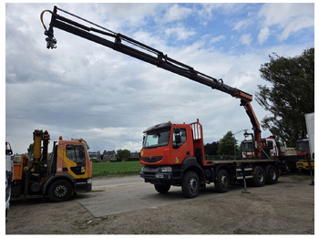 Camion plateau RENAULT Kerax 430