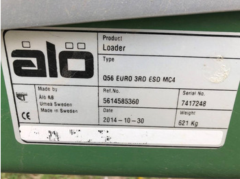 Chargeur frontal pour tracteur Reservdelar till Ålö / Trima Quicke Q56: photos 2