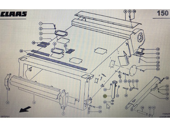 Vérin hydraulique CLAAS