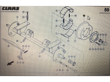 Tambours de frein CLAAS