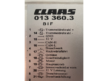 Système électrique CLAAS
