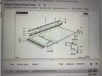 Frame/ Châssis CLAAS