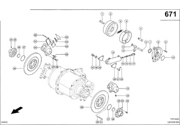 Tambours de frein CLAAS