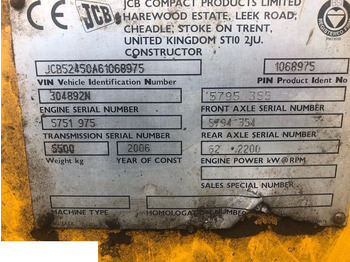 Vérin hydraulique pour Chariot télescopique JCB 520-50  - Siłownik Wysuwu: photos 2