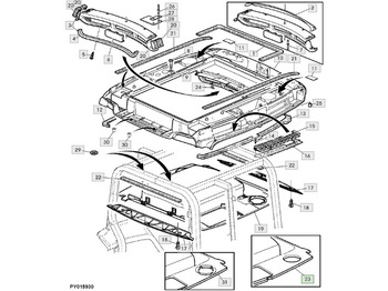 Cabine et intérieur JOHN DEERE