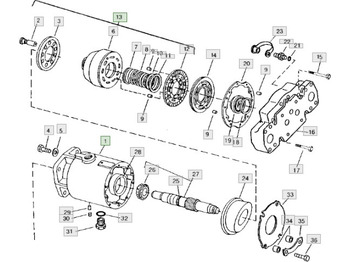 Moteur hydraulique JOHN DEERE