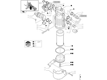 Filtre hydraulique NEW HOLLAND