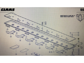 Pièces de rechange CLAAS