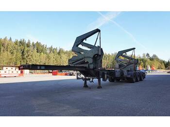 Semi-remorque porte-conteneur/ Caisse mobile pour transport de containers Hammar 195 S, Sideloader, 33 tonnes SWL (20'-40'): photos 3