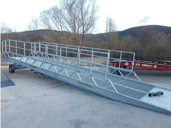 Rampe de chargement neuf AZ RAMP-EASY XL-10 FULL GALVA. WIDE Mobil Galvanizate Loading Ramp With Level Off, 10 t Capacity: photos 4