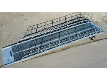 Rampe de chargement neuf AZ RAMP-EASY XL-10 FULL GALVA. WIDE Mobil Galvanizate Loading Ramp With Level Off, 10 t Capacity: photos 3