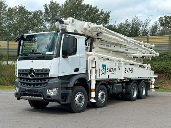 Camion malaxeur Mercedes-Benz Arocs 5 4142  8x4 SWAN TSP 47-5 160RZ ( 47m ): photos 3