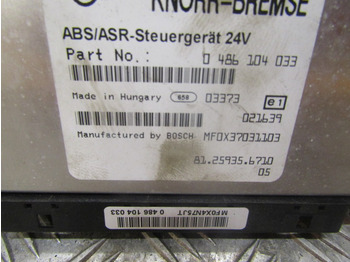 Bloc de gestion pour Camion MAN TGA ABS / ASR ECU P/NO 81.25935.6710: photos 2