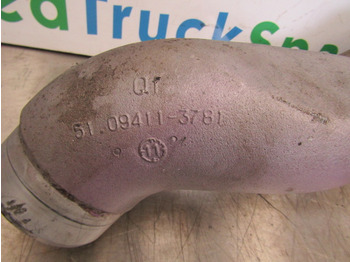 Moteur et pièces pour Camion MAN TGS/TGX D2066 AIR INTAKE PIPE P/NO 51.09411-3781: photos 2