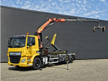 Crédit-bail de DAF CF 330 6x2-4 / PALFINGER CRANE + HOOKLIFT DAF CF 330 6x2-4 / PALFINGER CRANE + HOOKLIFT: photos 1
