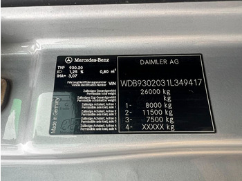 Camion ampliroll Mercedes-Benz 2541 6X2 Marrel Abroller Hydr. Verriegelung: photos 4