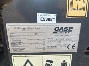 Chargeuse sur pneus CASE 121F: photos 5 Chargeuse sur pneus CASE 121F: photos 5