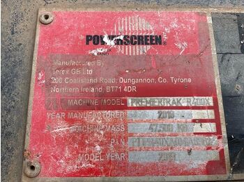 Crible Powerscreen Premiertrak R400X: photos 5 Crible Powerscreen Premiertrak R400X: photos 5
