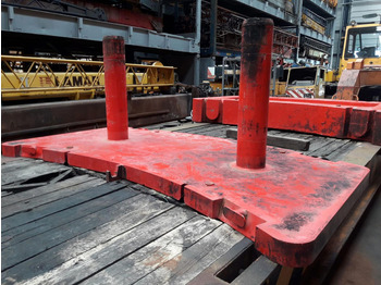 Contrepoids pour Engins de chantier Grove GMK 5100 counterweight 3,0 ton: photos 2