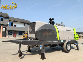 Pompe à béton stationnaire Zoomlion 2022 Zoomlion HBT 90.18.186RSU hydraulic Concrete Trailer Pump in China【ACHIEVE】TOP CONDITION!!!: photos 2