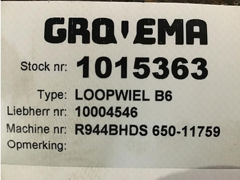 Pièces de rechange LIEBHERR